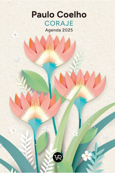 AGENDA PAULO COELHO 2025 -CORAJE/FLORES ROSAS- (ANILLADA/EM