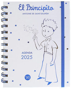 AGENDA EL PRINCIPITO 2025 -BLANCA-       (ANILLADA/EMP.)