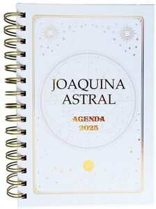 AGENDA JOAQUINA ASTRAL 2025 -BLANCA LUNAS- (ANILLADA/EMP.)