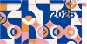 AGENDA POCKET 2026 -GEOMTRICA- (EMPASTADO)