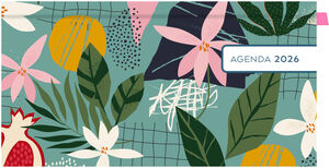 AGENDA POCKET 2026 -FLORES- (EMPASTADO)