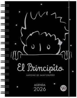 AGENDA EL PRINCIPITO 2026 -NEGRA- (ANILLADA)