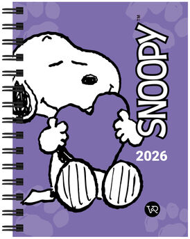 AGENDA SNOOPY 2026 -VIOLETA- (ANILLADA)