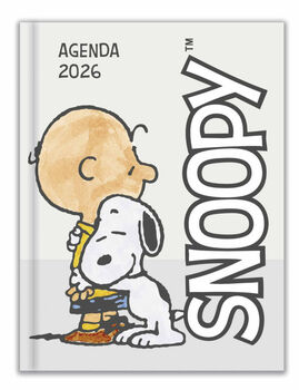 AGENDA SNOOPY 2026 -GRIS- (EMPASTADO)