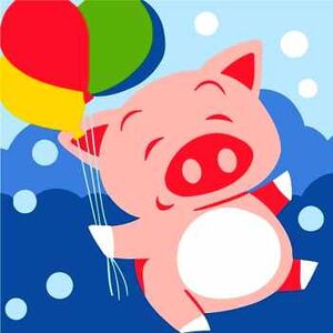 PAINT BY NUMBERS -CERDITO GLOBOS- INF.(LIENZO NUM.C/BASTIDOR 20X2