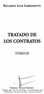 TRATADO DE LOS CONTRATOS T. III