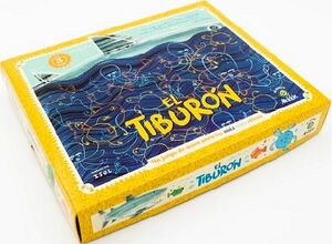 TIBURN, EL -UN JUEGO DE MESA- (16 ANIMALITOS+TABLERO+DADOS)