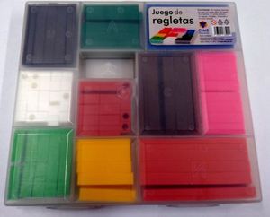 JUEGO DE REGLETAS (CON CAJA DE PL�STICO)