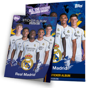 �LBUM PACK REAL MADRID CF 2025/26 -ALL 150 STICKERS-