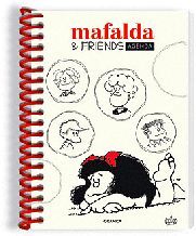 AGENDA PERPTUA MAFALDA & FRIENDS -BLANCA- (ANILLADA)