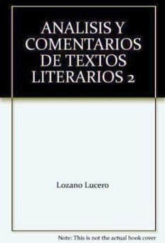 ANALISIS Y COMENTARIOS DE TEXTOS LITERARIOS 2