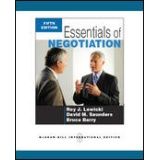 ESSENTIALS OF NEGOTIATIONS 5ED