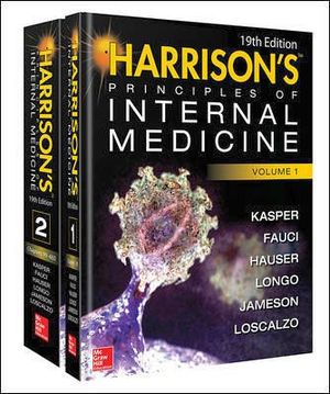 HARRISONS PRINCIPLES OF INTERNAL MEDICINE19TH SET 2VOL.