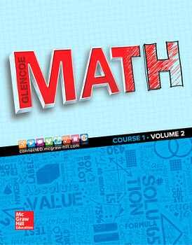 GLENCOE MATH 2016 COURSE 1 STUDENT BOOK VOL 2