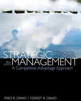 STRATEGIC MANAGEMENT & COMPETITIVE ADVANTAGE 15TH (CONCEPTS