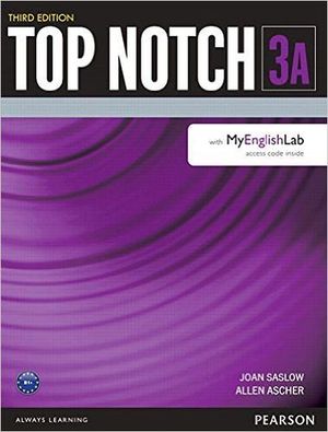 TOP NOTCH 3A 3ED STUDENT BOOK W/MYENGLISHLAB