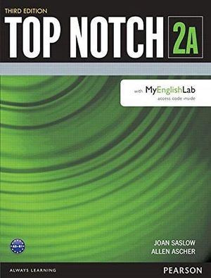 TOP NOTCH 2A 3ED SPLIT STUDENT BOOK W/MYENGLISHLAB