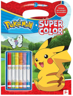 POK�MON SUPER COLOR (C/6 PLUMONES)