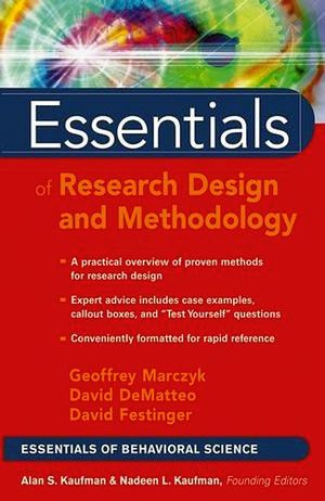 ESSENTIALS OF RESEARCH DESIGN AND METHODOLOGY