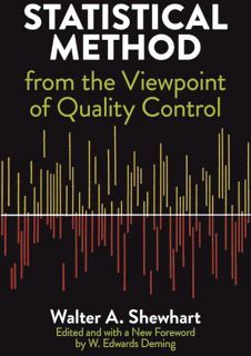 STATISTICAL METHOD FROM THE VIEWPOINT OF QUALITY CONTROL