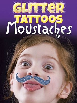 GLITTER TATTOOS MOUSTACHES