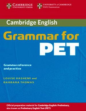 CAMBRIDGE GRAMMAR FOR PET BOOK WITHOUT ANSWERS