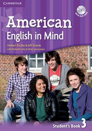 AMERICAN ENGLISH IN MIND 3 BOOK W/DVD-ROM