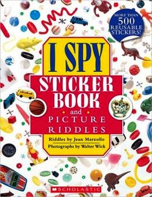 I SPY STICKER BOOK AND PICTURE RIDDLES