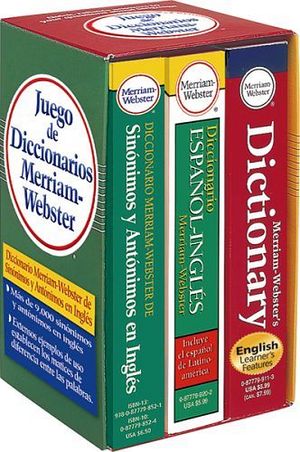 MERRIAM-WEBSTER'S JUEGO DE DICCIONARIOS (ESP-ING/SIN-ANT/ING-ING)