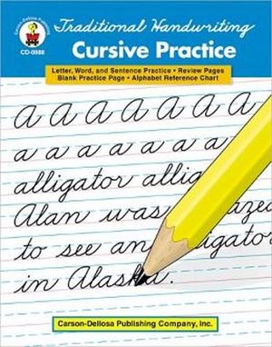 TRADITIONAL HANDWRITING CURSIVE PRACTICE