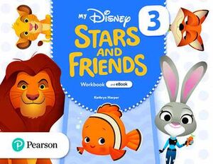 MY DISNEY STARS AND FRIENDS 3 WORKBOOK W/EBOOK