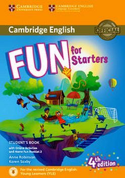 FUN FOR STARTERS 4ED ST'S BOOK W/HOME FUN BOOKLET & ONLINE ACT