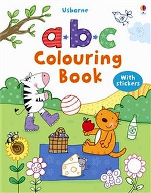 ABC COLOURING STICKER BOOK