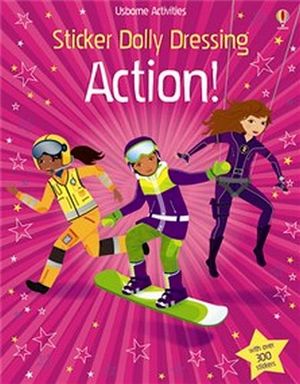 USBORNE STICKER DOLLY DRESSING ACTION!