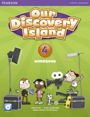 OUR DISCOVERY ISLAND 4 WORKBOOK  W/AUDIO CD.                    *
