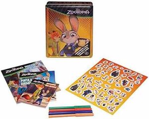 ZOOTOPIA (CAJA METALICA C/LIBROS+STICKERS+POSTER+PLUMONES)
