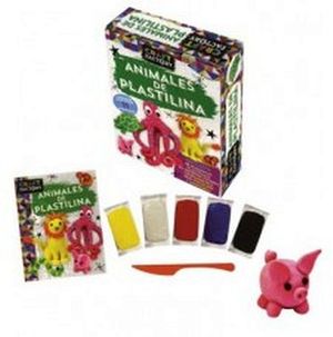 ANIMALES DE PLASTILINA -CRAFT FACTORY- (C/6 BLOQUES PLASTILINA)