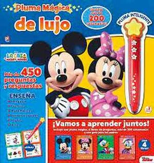 PLUMA MAGICA DE LUJO -LA CASA DE MICKEY- (C/PLUMA INTELIGENTE)  