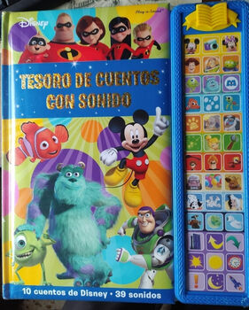 DISNEY -TESORO DE CUENTOS CON SONIDO- (INCREIBLES/NEMO/MONSTER)
