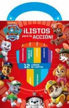 PAW PATROL -LISTOS PARA LA ACCIN!- (C/12 LIBROS DE CARTN)