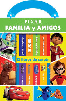 PIXAR -FAMILIA Y AMIGOS-        (C/12 LIBROS DE CARTON)