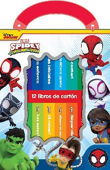 MARVEL SPIDEY Y SUS SORPRENDENTES AMIGOS (C/12 LIBROS DE CARTN)