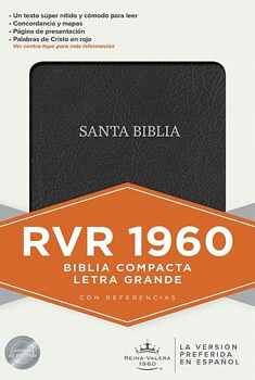 SANTA BIBLIA -COMPACTA LETRA GRANDE CON REFERENCIAS- (NEGRO)