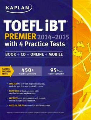 KAPLAN TOEFL IBT PREMIER 2014-2015