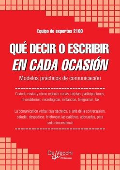 QU� DECIR O ESCRIBIR EN CADA OCASI�N