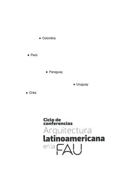 ARQUITECTURA LATINOAMERICANA EN FAU