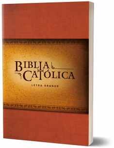 LA BIBLIA CATLICA: EDICIN LETRA GRANDE. RSTICA, ROJA