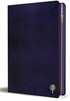 BIBLIA REINA VALERA 1960 LETRA GRANDE. SMIL PIEL MORADO CON CREMALLERA