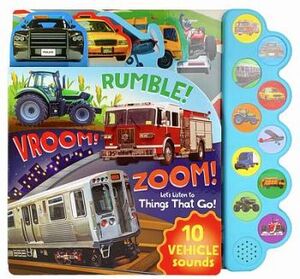 RUMBLE! VROOM! ZOOM!: LET'S LISTEN TO THINGS THAT GO! -BOARD BKS-
