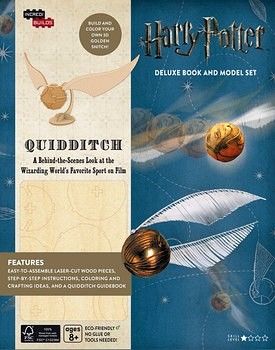 INCREDIBUILDS: HARRY POTTER QUIDDITCH DELUXE BOOK & MODEL SET
